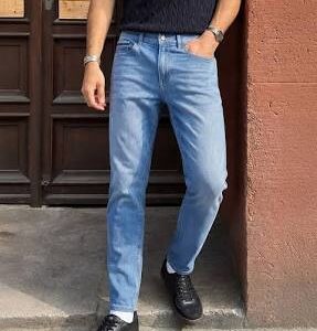 Men's Mid-Rise Slim Fit Stretchable Casual Denim Jeans